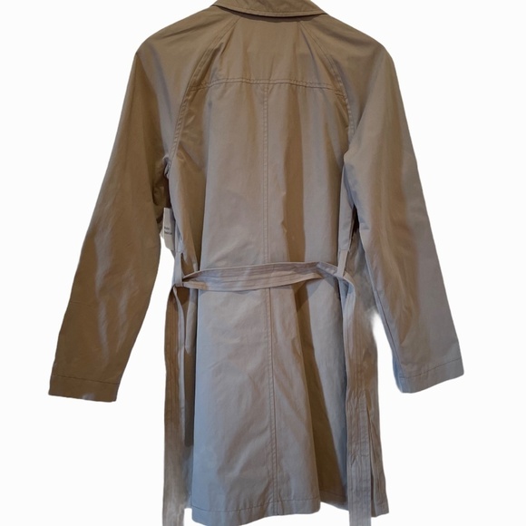 Old Navy Ladies Tan Beige Pea Coat Water Resistant - Picture 6 of 10